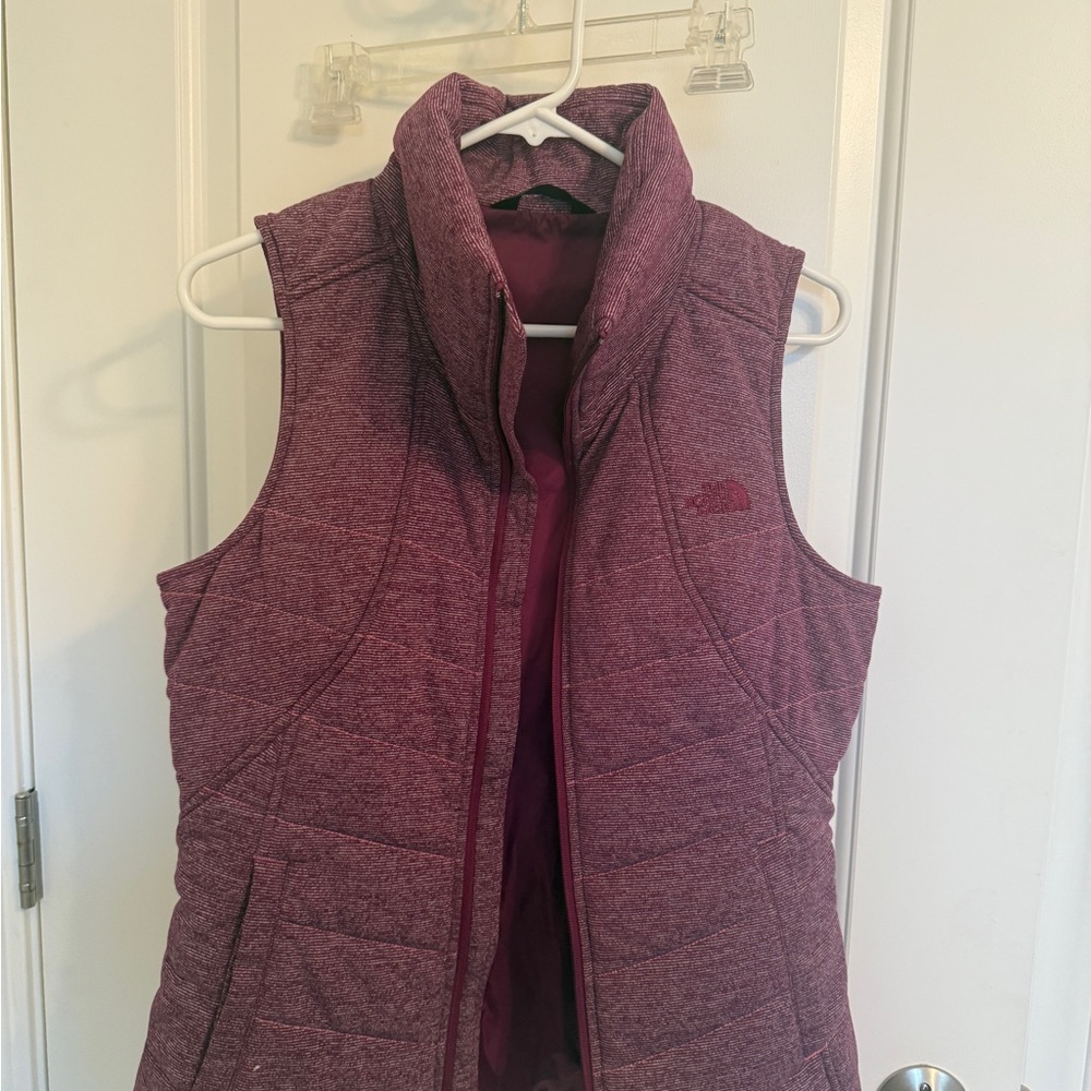 The North Face Purple Puffer Vest
